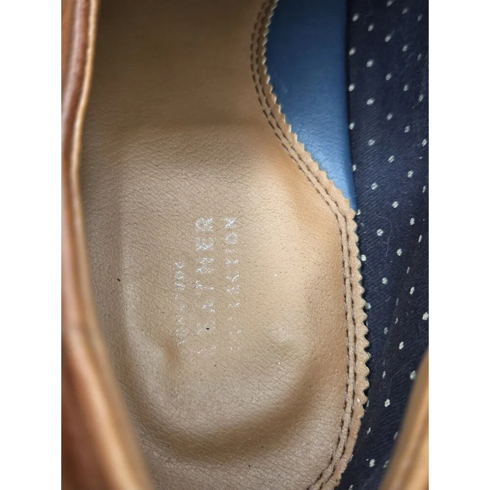 Cole Haan Lenox Hill Oxfords Cognac Leather Shoes Means 12 M